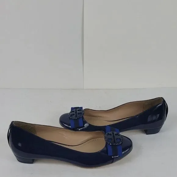 Tory Burch Maritime Patent leather Ballet Flat - Picture 3 of 14